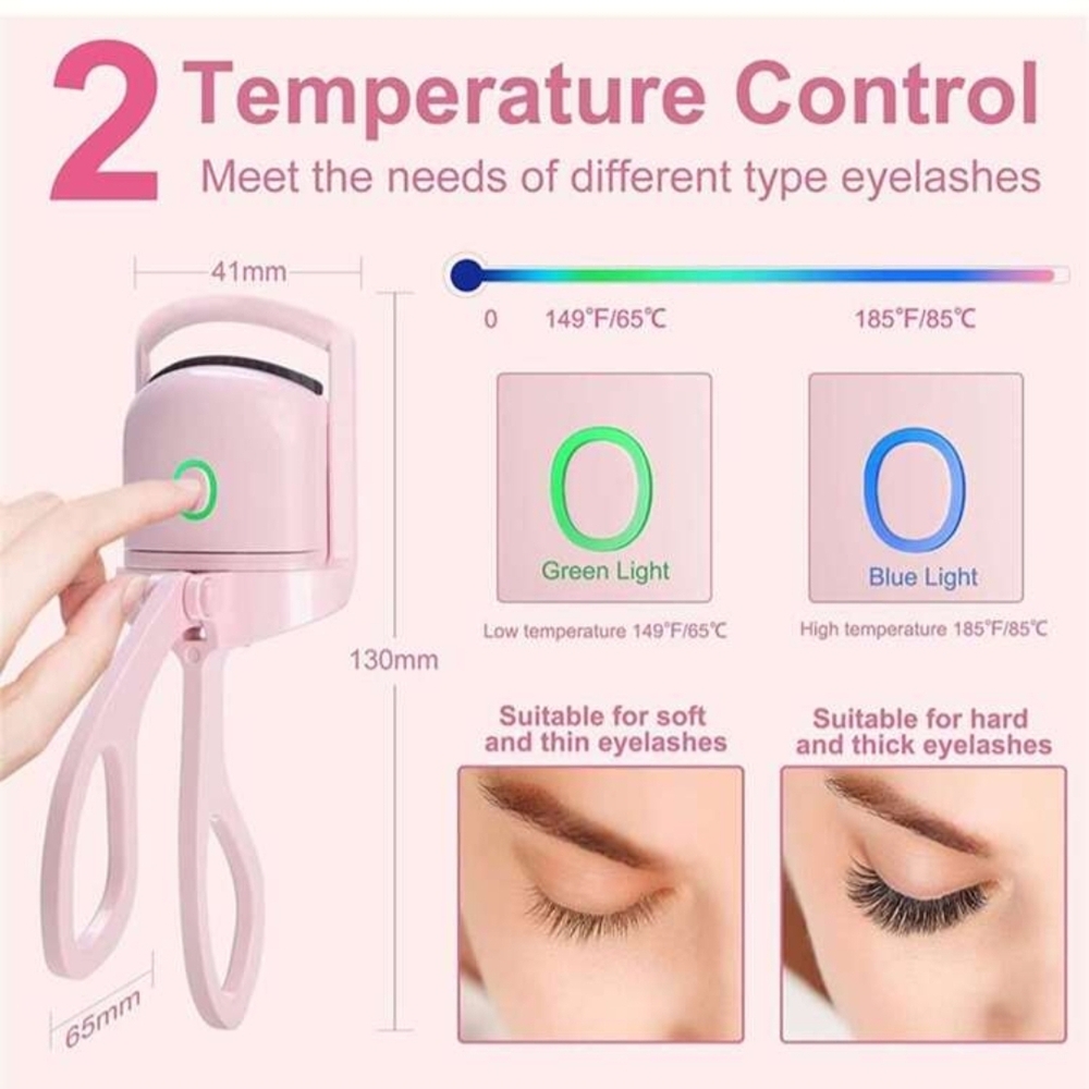 Electric Heated Eyelash Curler, Ionic Eyelash Curling Device - Picture 9 of 16